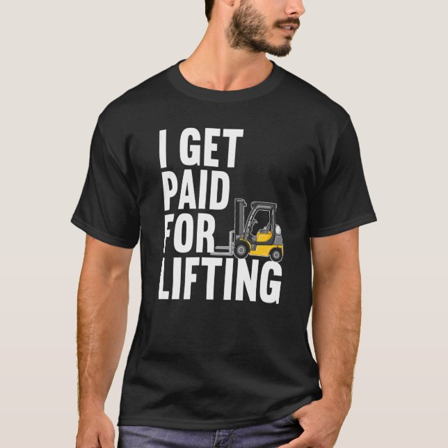 Forklift Operator Truck Worker   T-Shirt (Vorderseite)