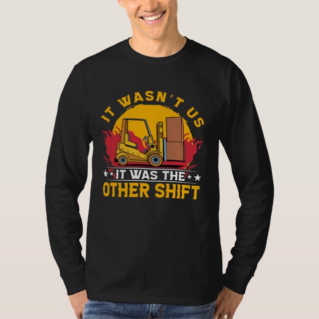 Forklift Operator Warehouseman Pallet Transporter  T-Shirt (Vorderseite)