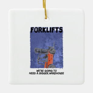 Forklifts Parody Keramikornament