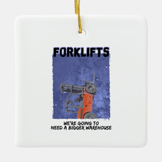 Forklifts Parody Keramikornament (Vorderseite)