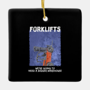 Forklifts Parody Keramikornament