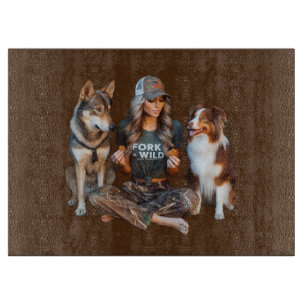 ForknWild-Serviertablett Schneidebrett