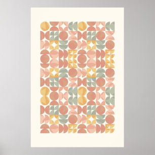 Form & Funktion - Bauhaus Geometrische Minimalisti Poster