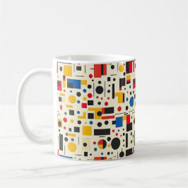 Form Intelligenz, schön, Bauhaus, farbenfroh Kaffeetasse