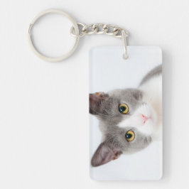 Form: Rechteck (beidseitig) Schlüsselanhänger