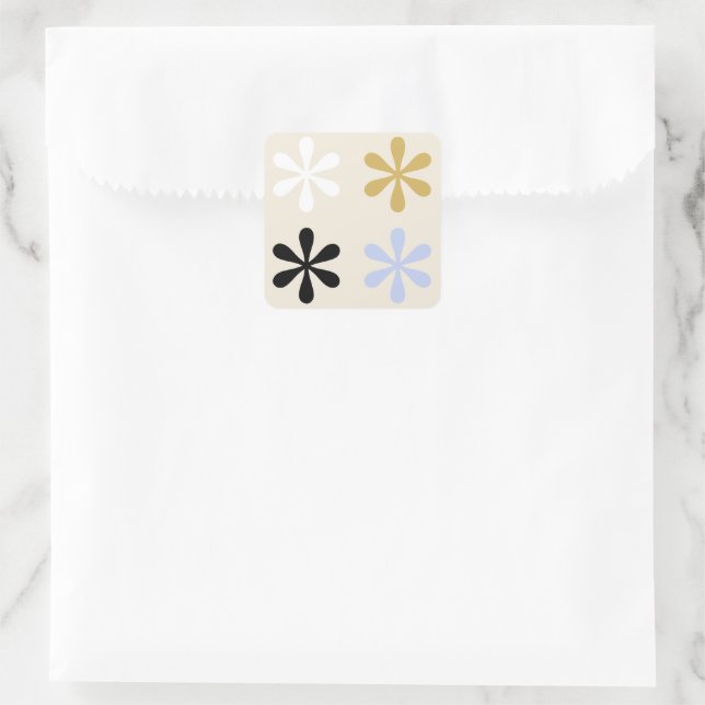 Form Square Sticker (Tasche)