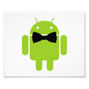 Formal AReifen Green Android Robot Fotodruck