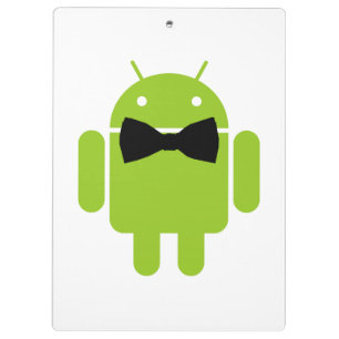 Formal AReifen Green Android Robot Klemmbrett