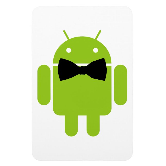 Formal AReifen Green Android Robot Magnet (Vertikal)