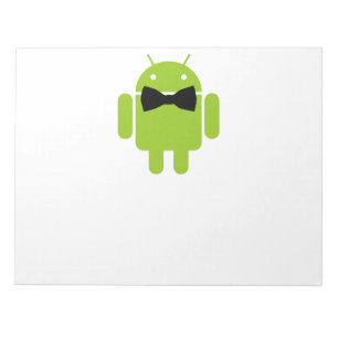 Formal AReifen Green Android Robot Notizblock