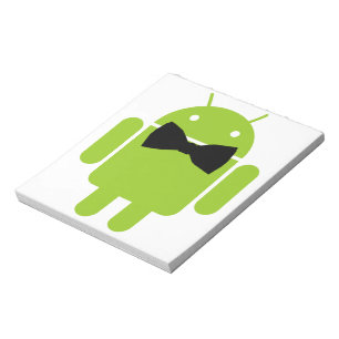 Formal AReifen Green Android Robot Notizblock