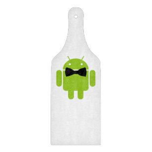 Formal Atire Android Robot Schneidebrett