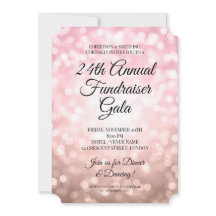 Formal Corporate Fundraiser Party Rose Gold Lights