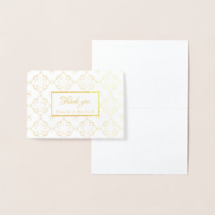 Formal danke Karte - Hochzeit