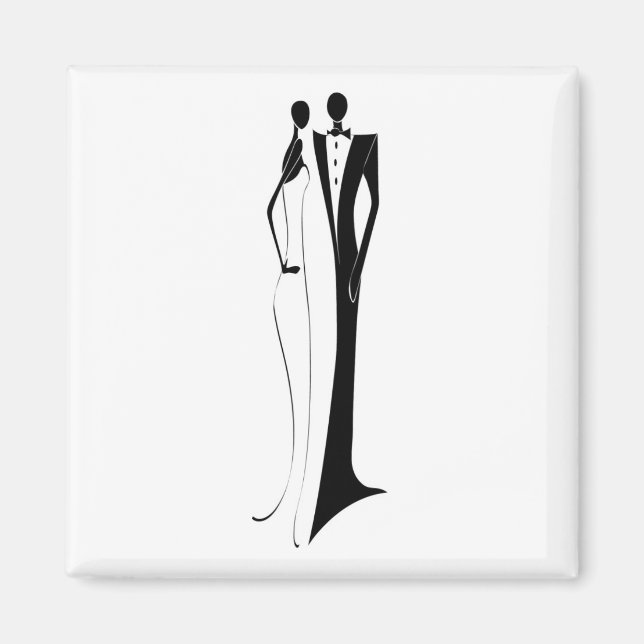 Formal de Rezepción para la novia y el novio Magnet (Vorne)