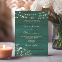 Formal Emerald Green Wedding
