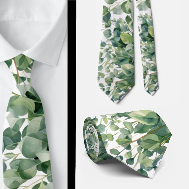 Formal Eucalyptus Neck Ties | Simple and Classic Krawatte (Von Creator hochgeladen)