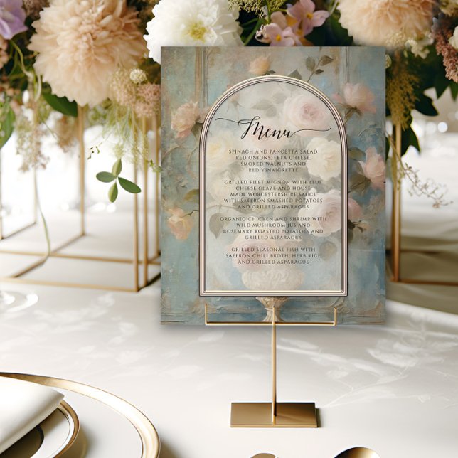 Formal French Floral Bouquet Blue n Pink Classic (Von Creator hochgeladen)