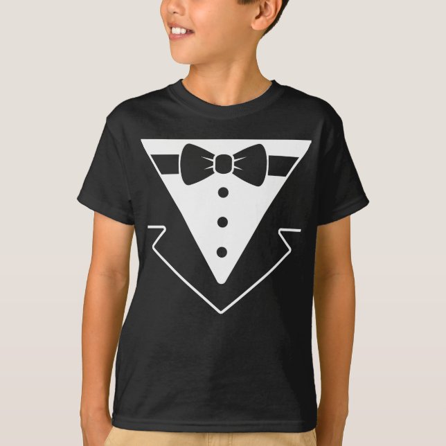 Formal Fun Tuxedo Kids Shirt (Vorderseite)