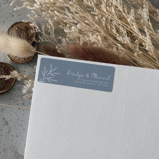 Formal Minimal Dusty Blue Wedding Return (Von Creator hochgeladen)