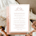 Formal Mongram Terracotta Wasserfarbe Hochzeit Einladung<br><div class="desc">Freuen Sie sich auf eine elegante Hochzeitseinladung, die exquisite handgezeichnete leafarbige botanische Monogramm mit den Initialen von Braut und Bräutigam zeigt. Einladend mit dünner Terrakotta, Rostfarben, Aquarellrahmen, Rücken der Einladung mit schönen Aquarellspülungen in Terrakotta, Rost verbrannte Orangenfarben. Sauberes und einfaches Design, voll von Eleganz und Anmut. Elegantes Design mit den...</div>