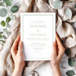 Formal Sage Green Wedding Einladung<br><div class="desc">Formal Sage Green Wedding Einladung</div>