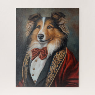 Formal Wear Tuxedo Shetland Sheepdog   Sheltie Puzzle