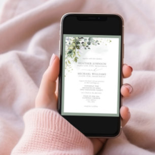 Formale botanische Vegetation Einladung