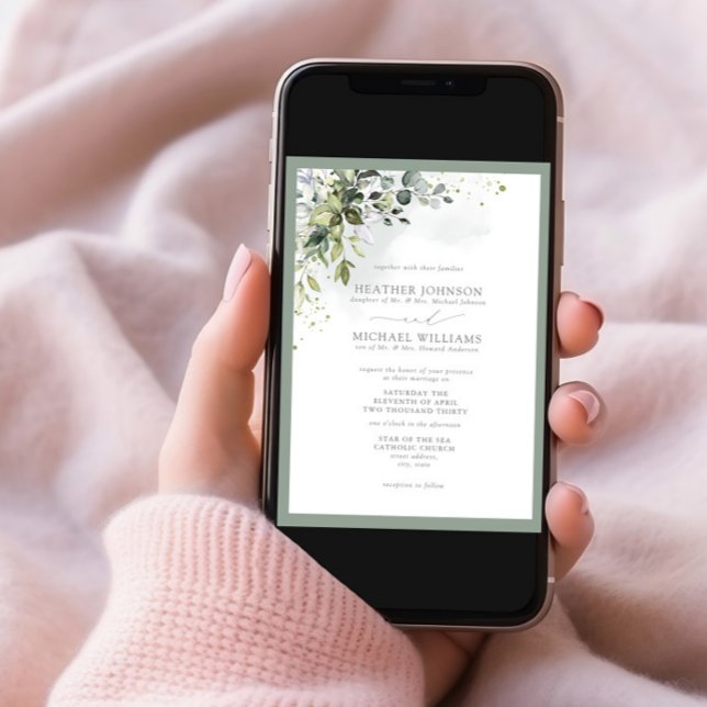 Formale botanische Vegetation Einladung (Von Creator hochgeladen)