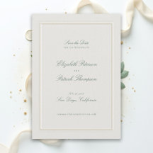 Formale moderne klassische elegante grüne Ecru-Hoc