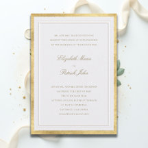 Formale moderne klassische Hochzeit mit falschen G