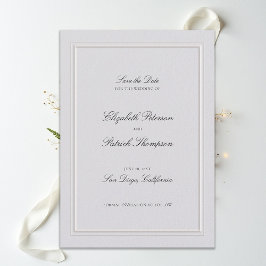 Formaler moderner klassischer eleganter Rahmen elf Save The Date