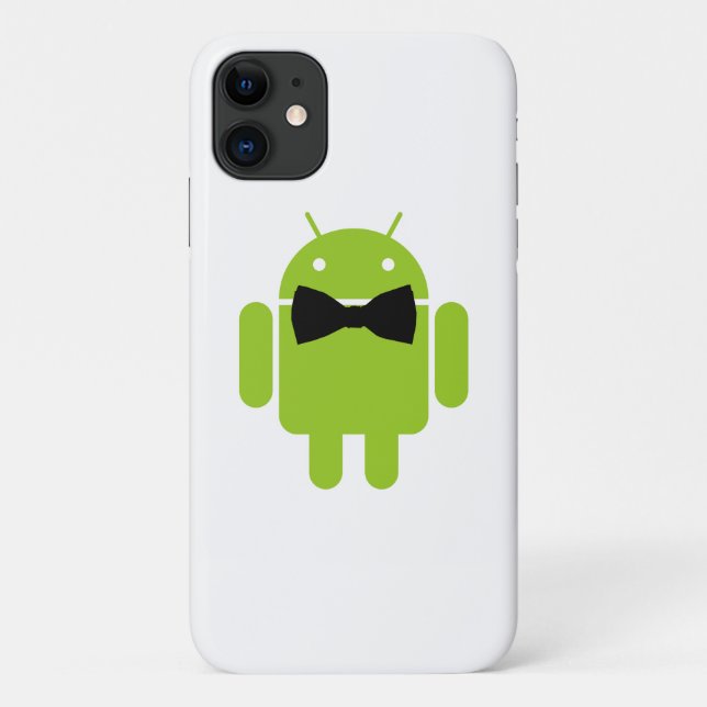 Formales Android-Roboter-Symbol Case-Mate iPhone Hülle (Rückseite)