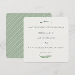 FORMALES BLUMEN EINLADUNG