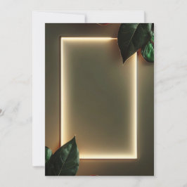 Formales Event-Einladungen mit Gold Foil Rahmen Einladung