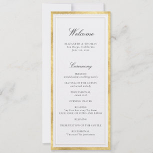 Formales modernes klassisches Perl-Gold-Hochzeitsp