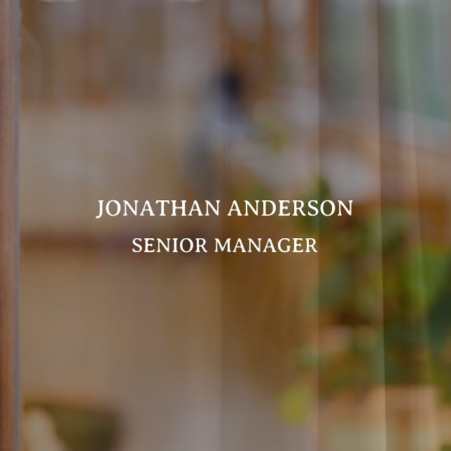 Formales Schulbüro - Tür Fensteraufkleber (Von Creator hochgeladen)