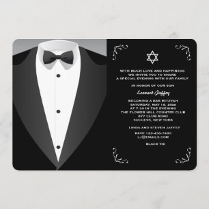 Formalität Bar Mitzvah Einladung