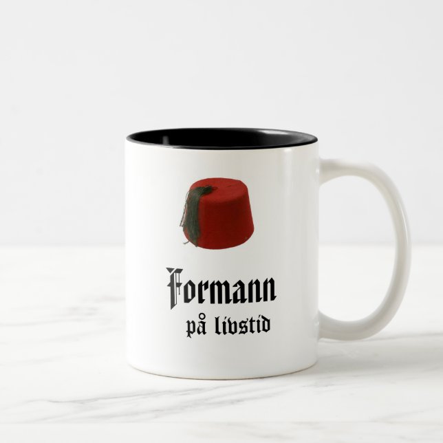 Formann på livstid zweifarbige tasse (Rechts)