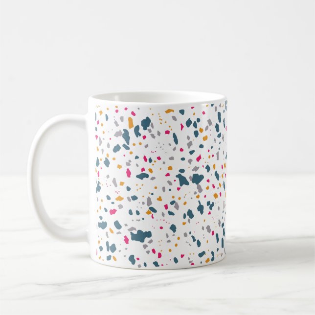 Formas moderas azules y rosas kaffeetasse (Links)