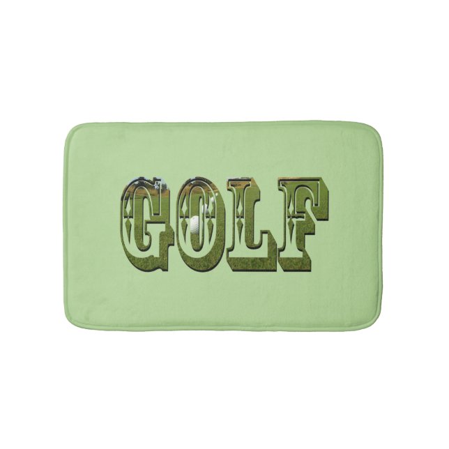 Format Green Golf Picture Logo, Badematte (Vorderseite)