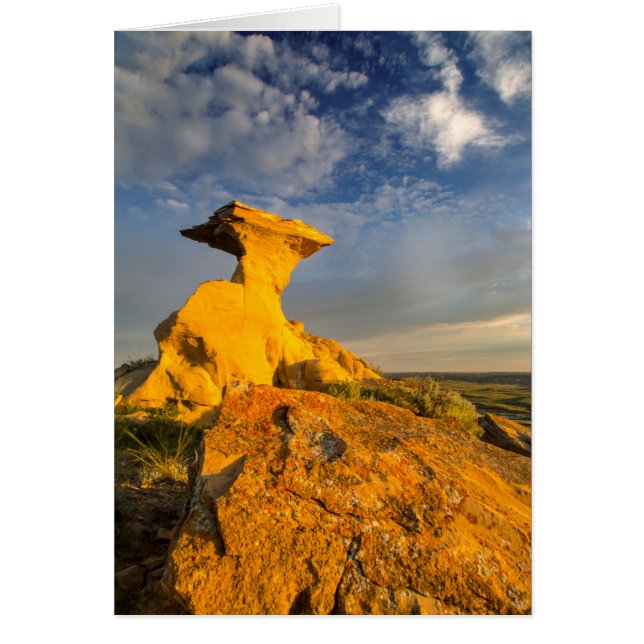 Formation von geschnittenen Badlands in Kurzem Gra (Vorne)