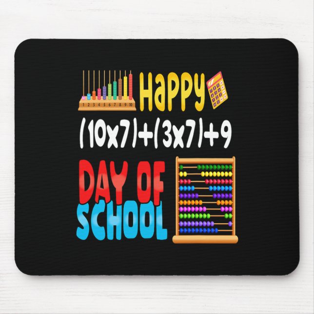 Formel 100 Schultage für Lehrer Mousepad (Vorne)