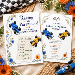 Formel-1-Baby-Shower-Einladung Einladung