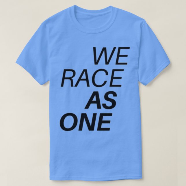 Formel 1 Rennen wir als eine Formel T-Shirt (Design vorne)
