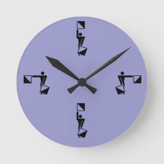 Formel-1-Rennsport Runde Wanduhr