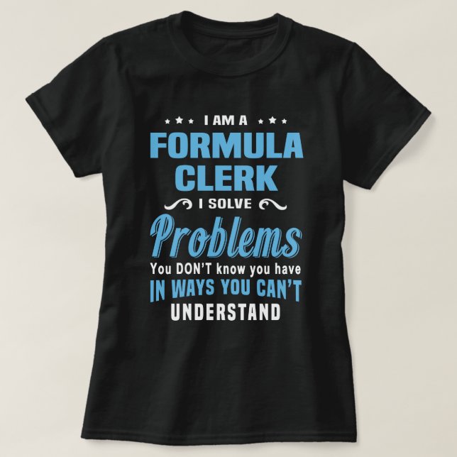 Formel Clerk T-Shirt (Design vorne)