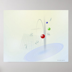 Formel, Diagramm, Mathesymbole 10 Poster