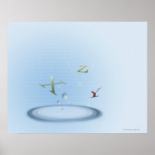 Formel, Diagramm, Mathesymbole 9 Poster