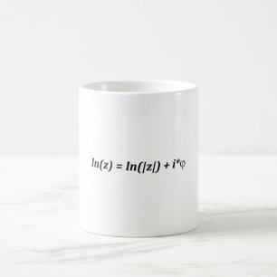 Formel Mathematical ln(z) = ln( z ) + i*j Kaffeetasse